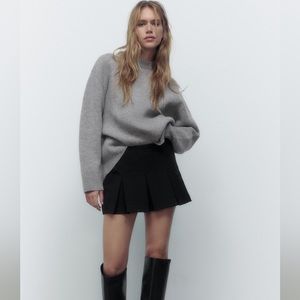 Zara Merino Wool Oversized Sweater Grey M/L